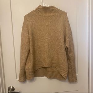 H&M wool camel brown oversized sweater
